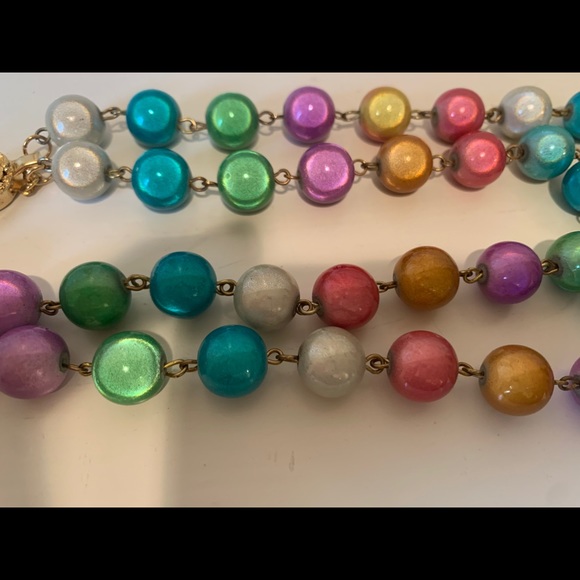 Spring colored necklace - Picture 3 of 3